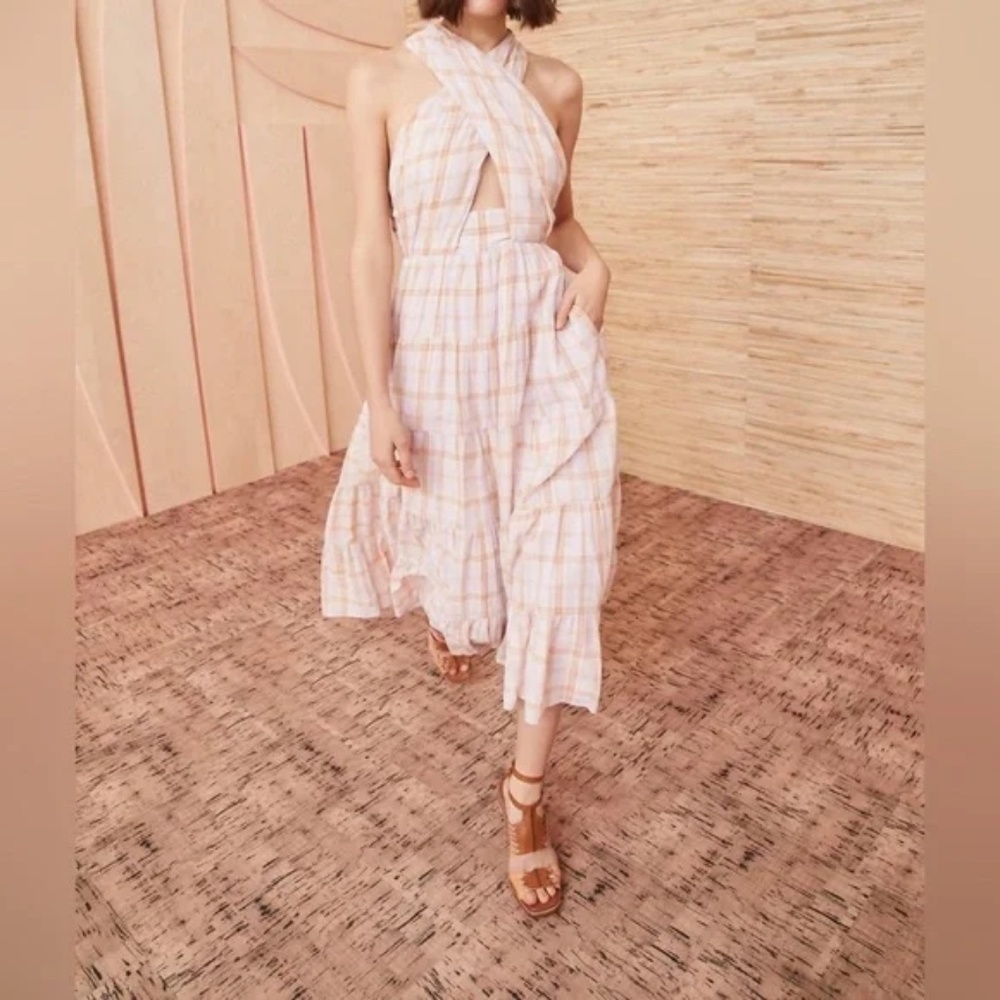 Ulla Johnson Noelle Dress In Pale Lilac size 4 NWOT $495